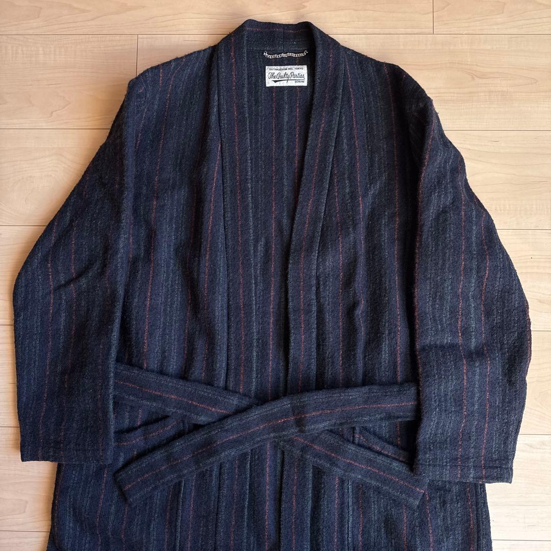 ジャケット・アウター WACKO MARIA MULTI STRIPED GOWN COAT