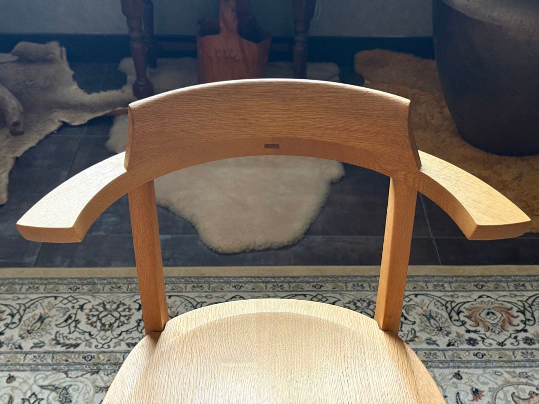 柏木工　ダイニングチェア　4脚セット　北欧　モダン　アームチェア nY