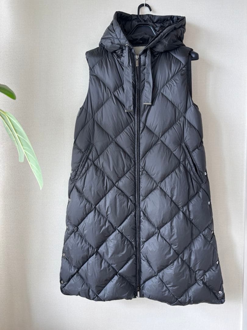 美品✳︎MaxMara THE CUBE テクニカルキルティング ロングジレ