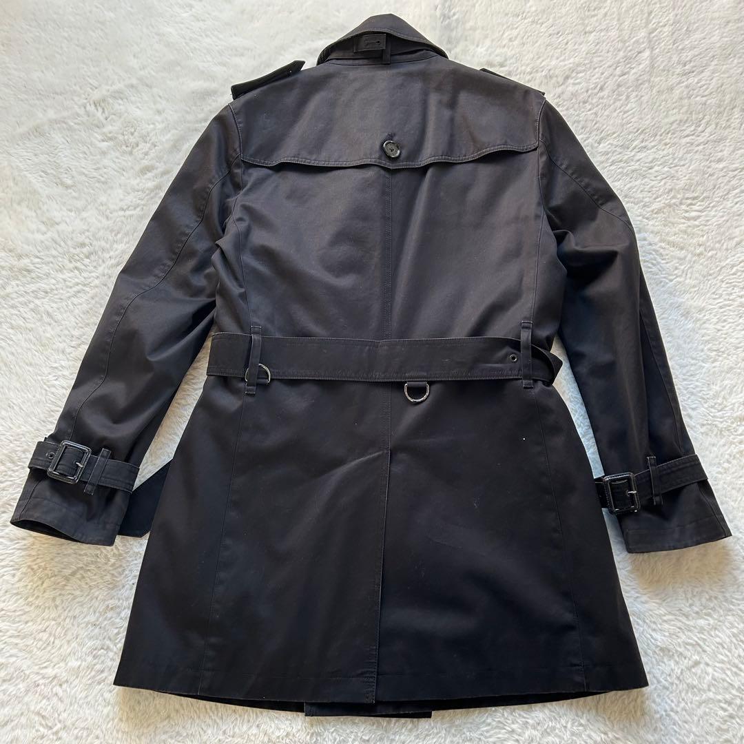 【美品】バーバリーブラックレーベル 中綿ライナー付き トレンチコート ブラック
