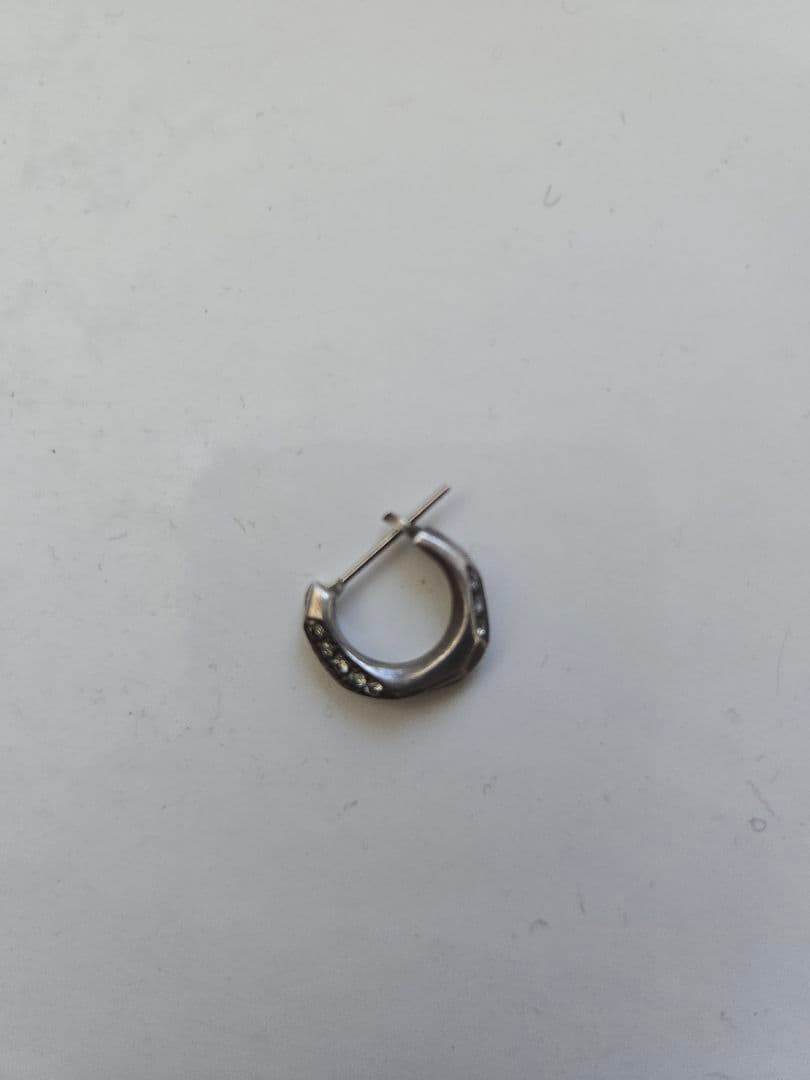 Crockery Pierce w/dia ピアス（左耳用）