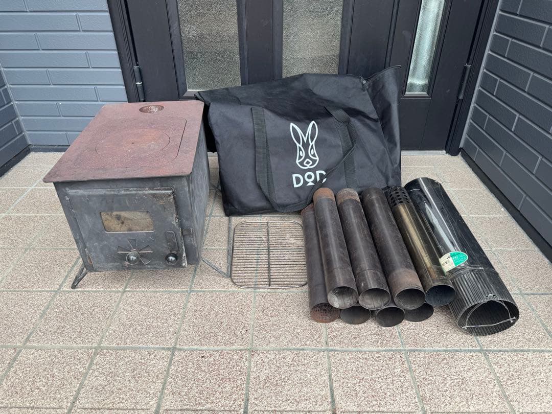 はじめての薪ちゃん　廃盤　DOD 薪ストーブ 収納バッグ付き