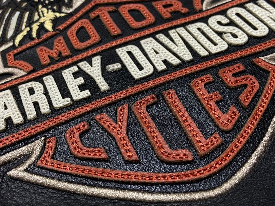 TA様 ハーレーダビッドソン シングル ライダース レザージャケット 両面刺繍