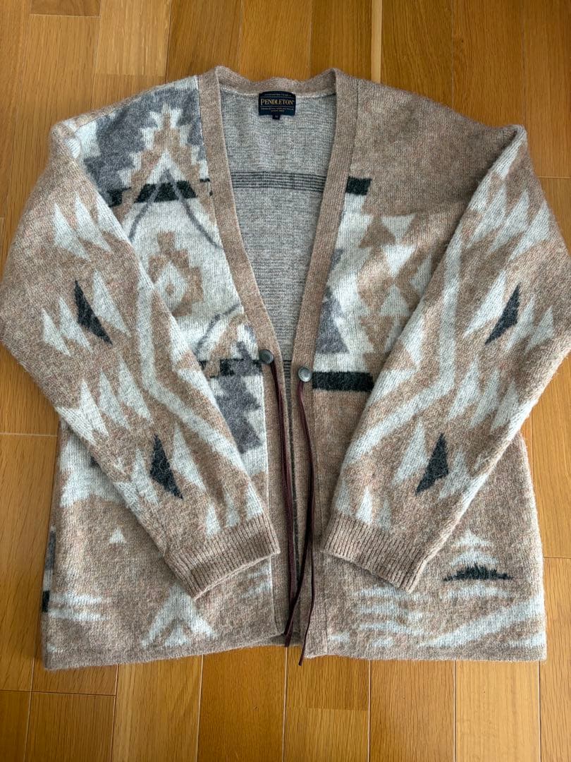 NANO universe PENDLETON/別注トッパーカーデ M 2点