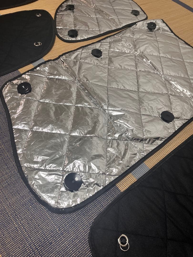 価格相談可　車中泊・段差解消マット４枚　シェードフルセット　エスティマ50系