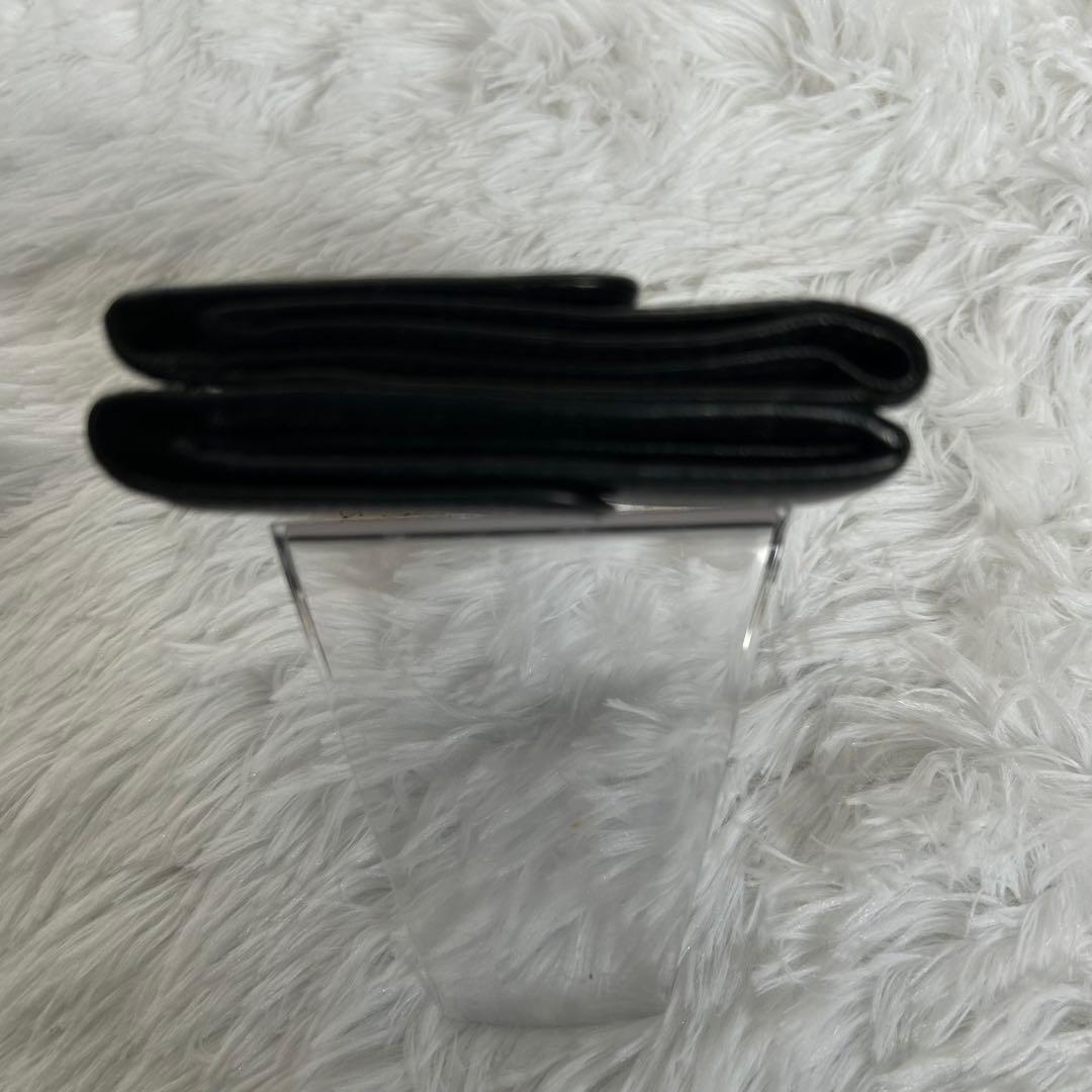 最終値下げ！CHANEL ブラック 二つ折り財布　ココマーク