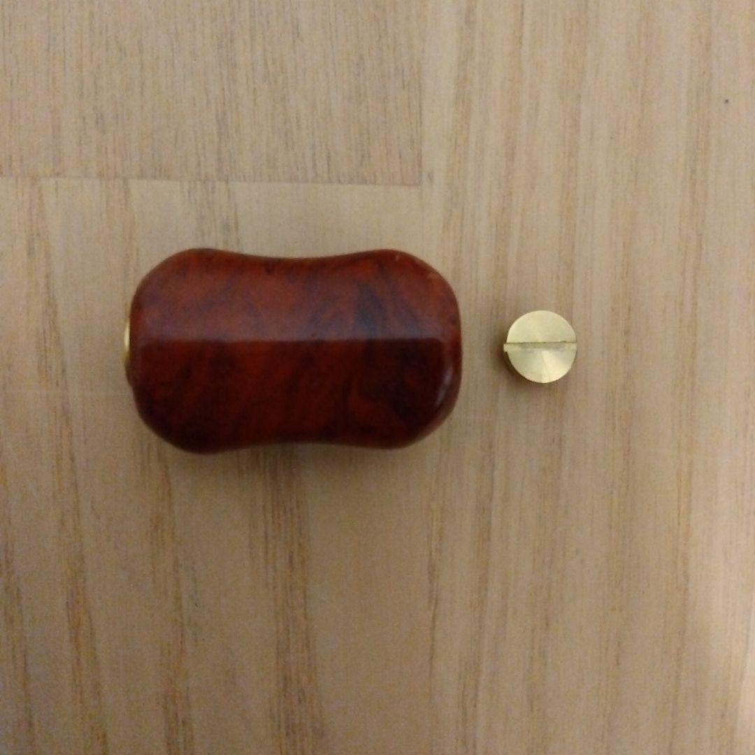 シマノ　夢屋　花梨ハンドルノブ