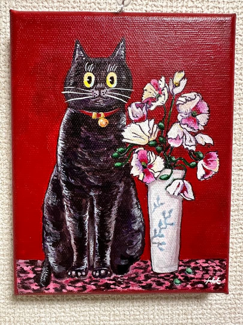 赤い部屋のクロネコ