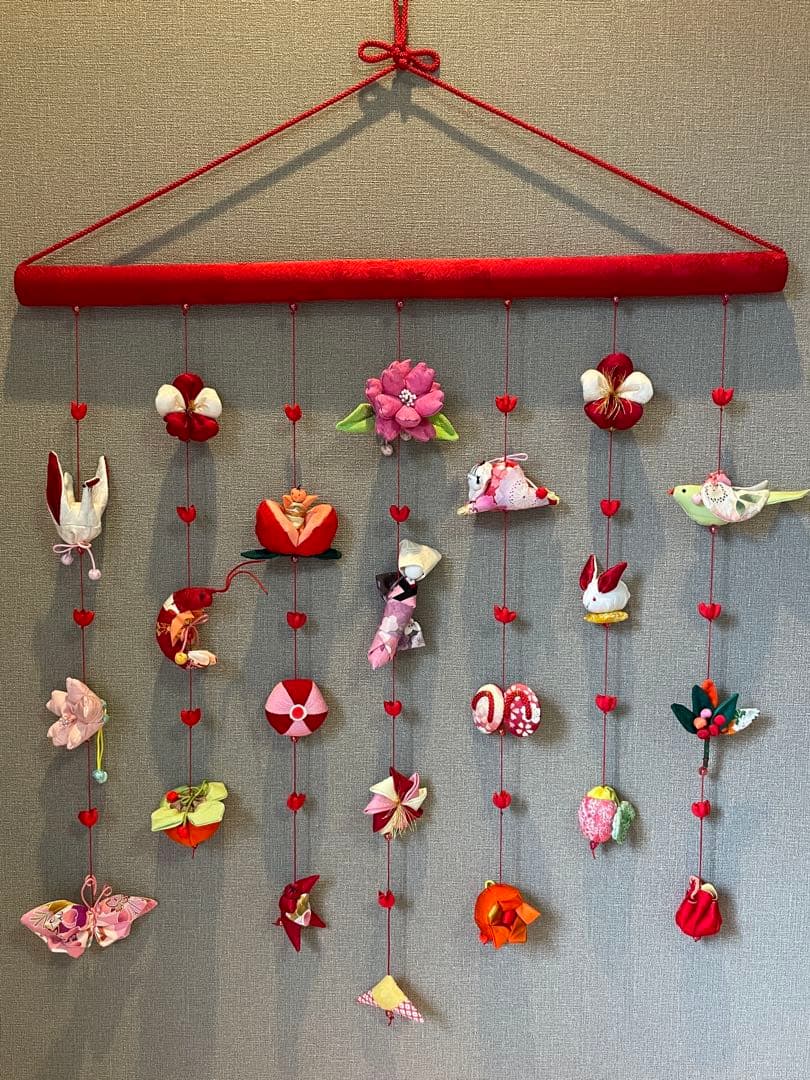 つるし雛　No.138 壁掛けタイプ　ひな祭り　桃の節句　初節句飾り