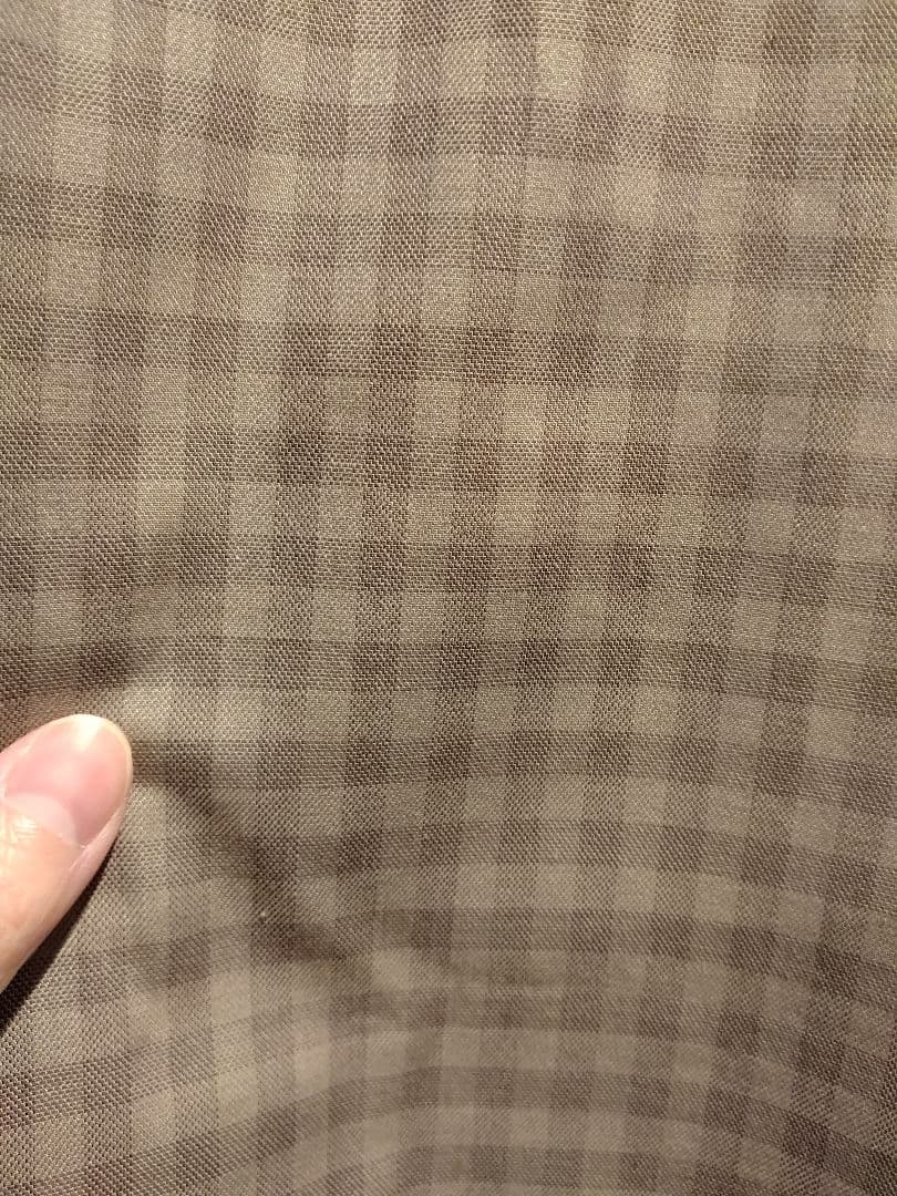 DAIWA PIER39 チェック オープンカラーシャツ グレージュ