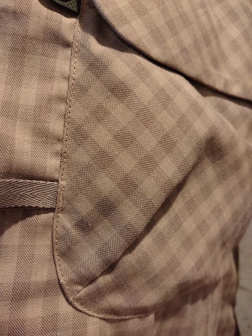 DAIWA PIER39 チェック オープンカラーシャツ グレージュ