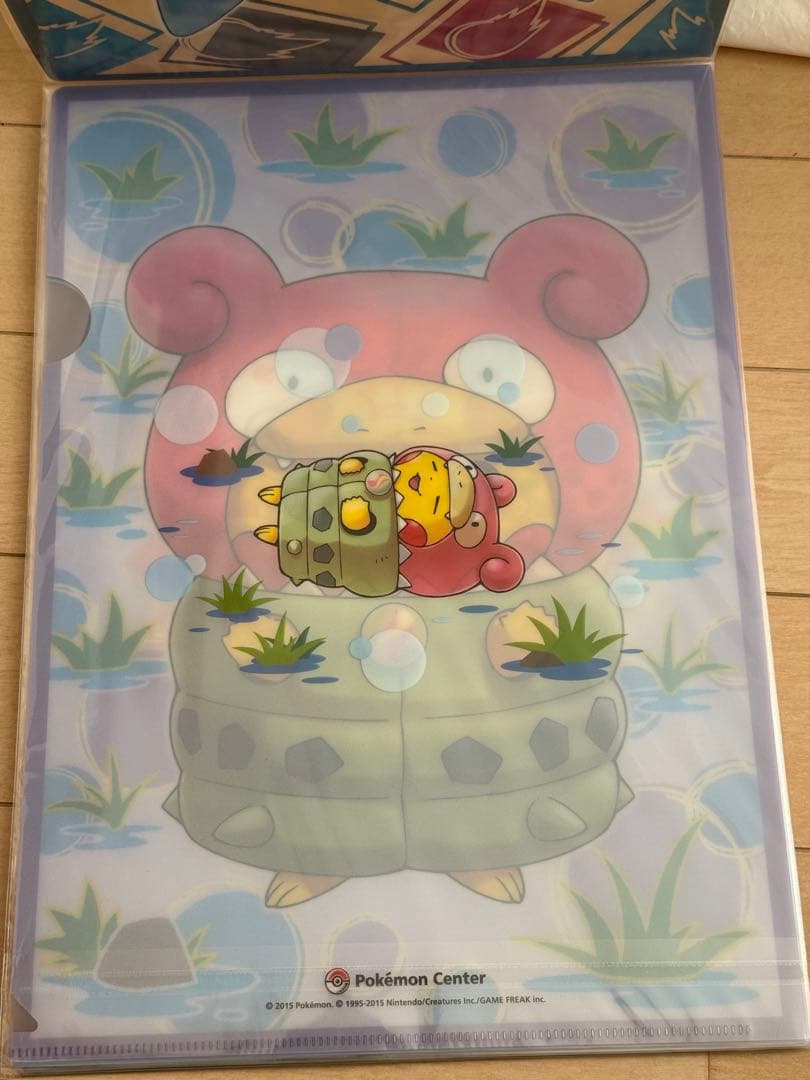 メガポンチョを着たピカチュウ　クリアファイルセット