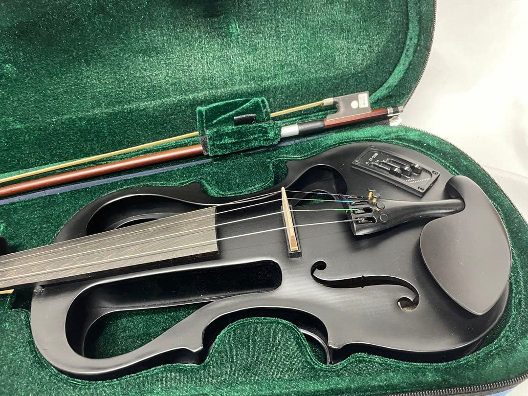 ハルシュタット エレキヴァイオリン EV-30/SBK サテンブラック