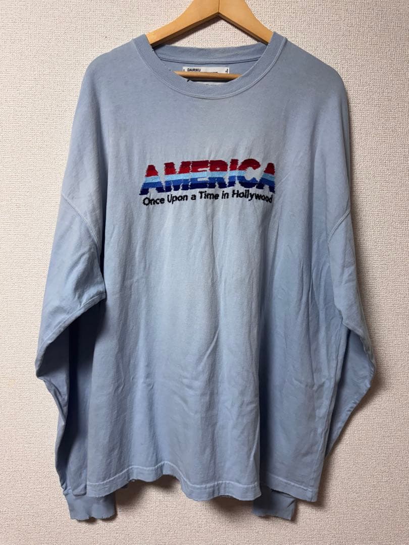トップス DAIRIKU 24SS AMERICA VINTAGE SUNBURN Tee