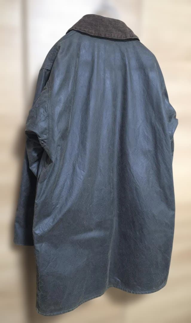 Barbour BORDER ボーダー 90s 44 セージ リワックス済！