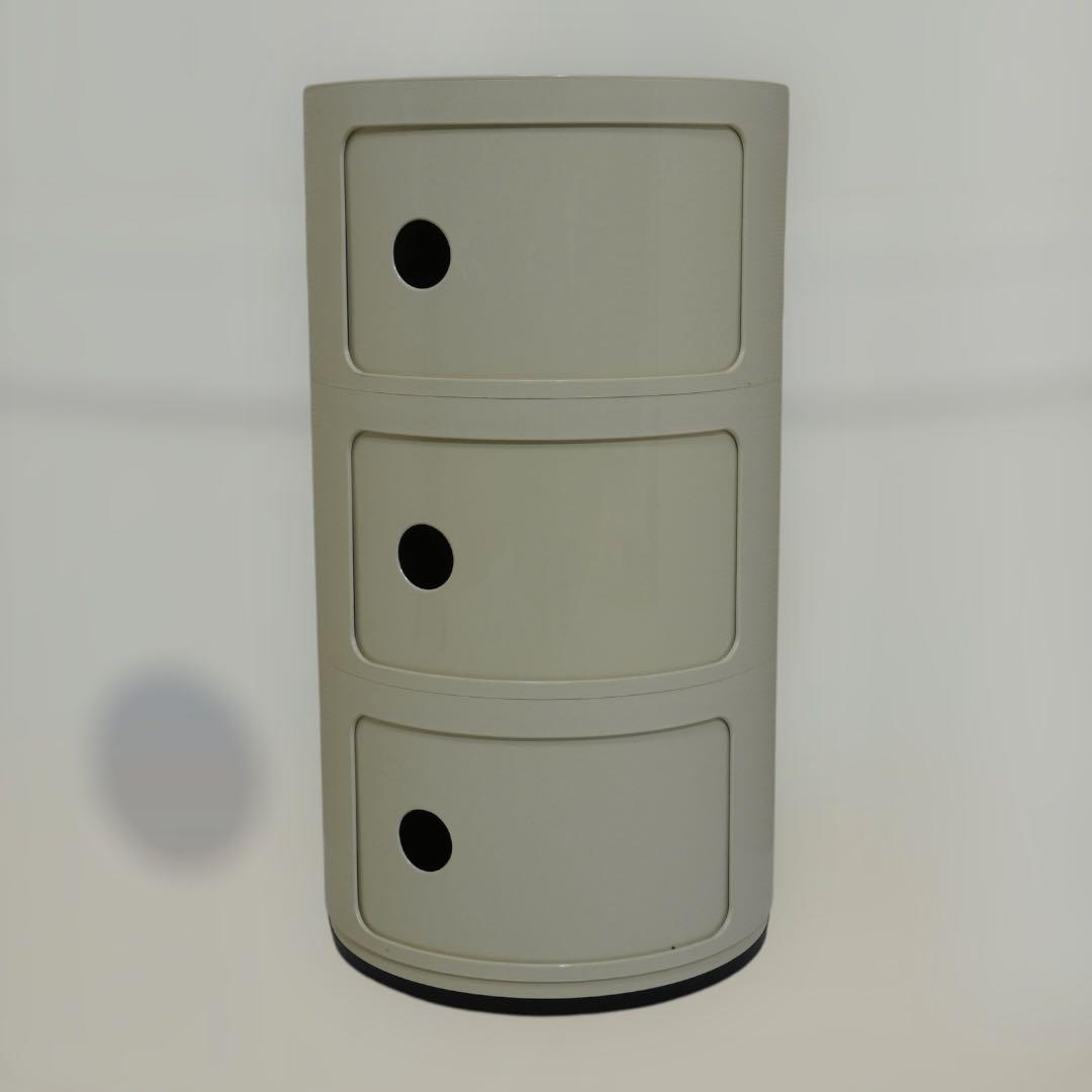 8794.カルテル コンポニビリ 3段 アイボリー