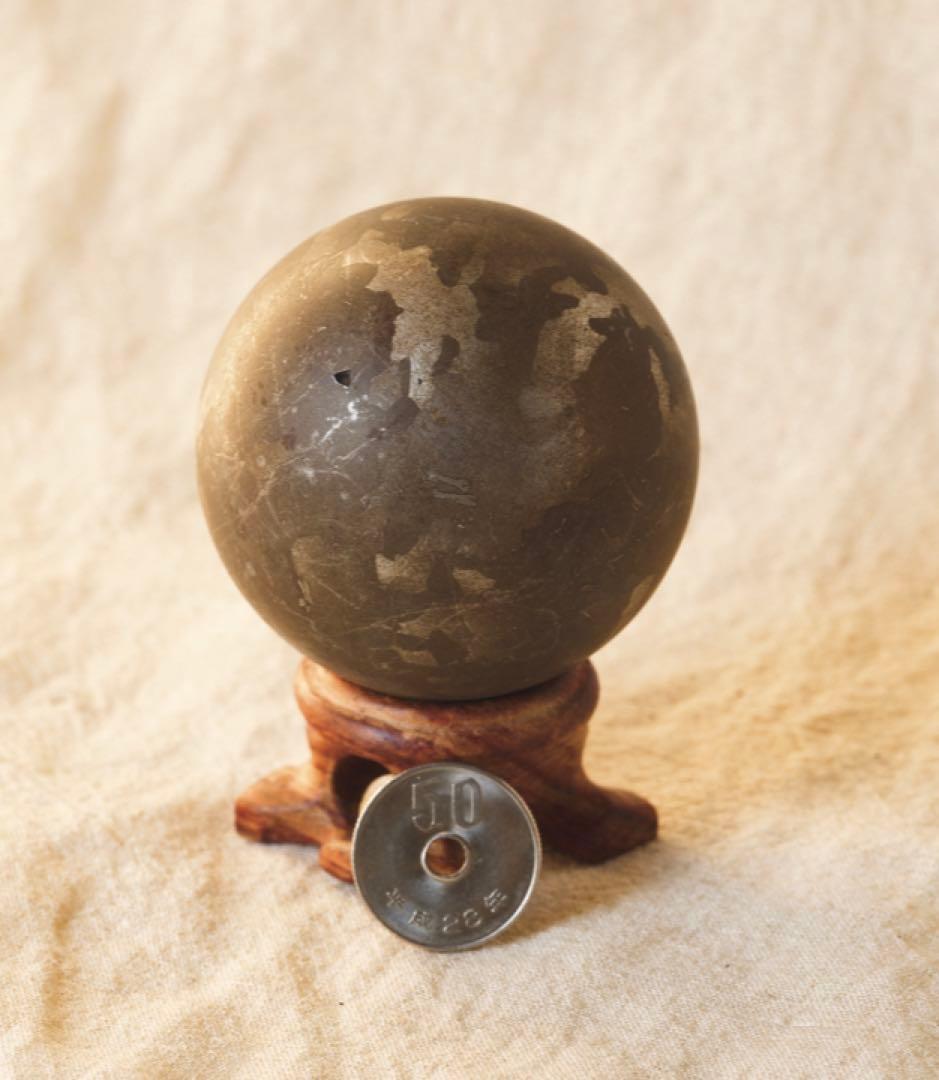 ※meiohsetsuna カンポデルシエロB 隕石丸玉　約5cm