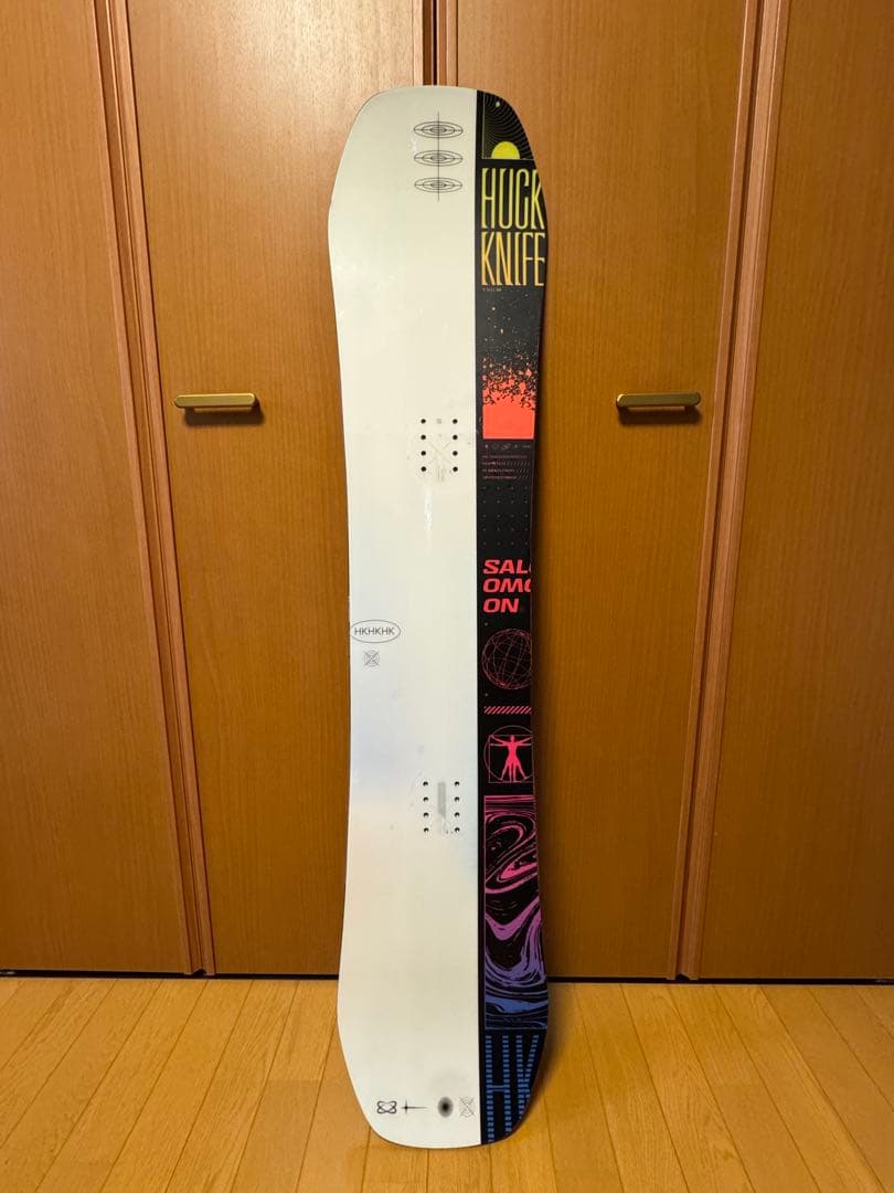 SALOMON HUCK KNIFE GROM 130 美品　アイスチューン