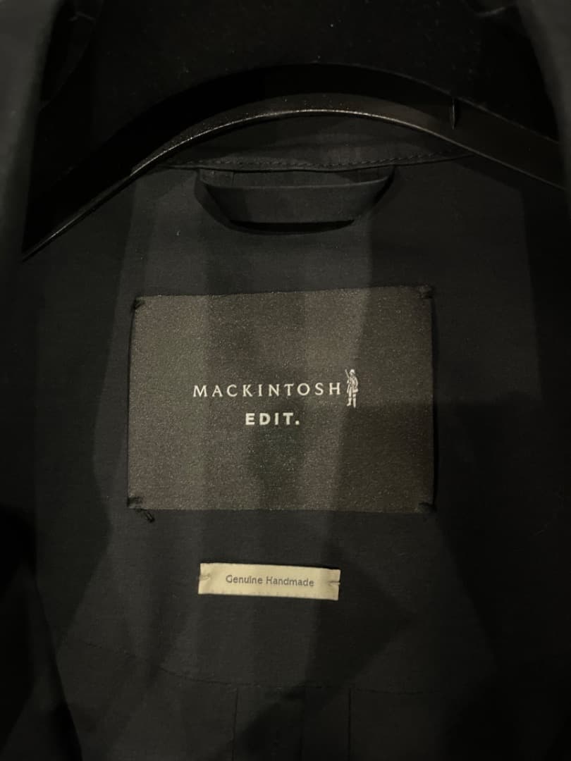 マッキントッシュ × ドーバーストリート ゴム引き レインペイントコート