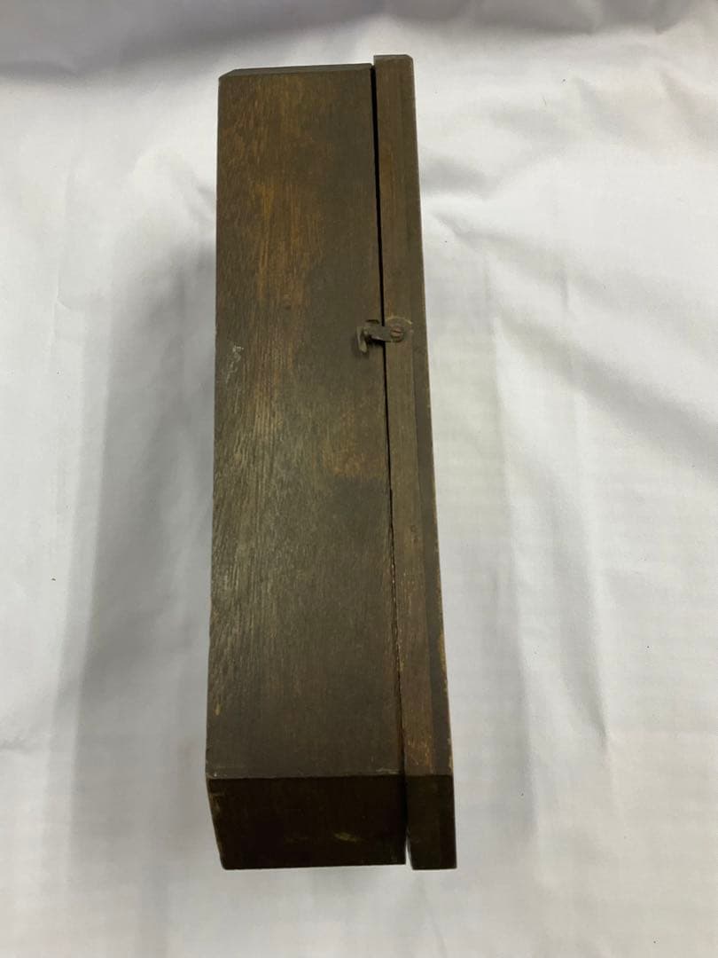 (18)アンティーク　振り子　ゼンマイ時計　稼動品