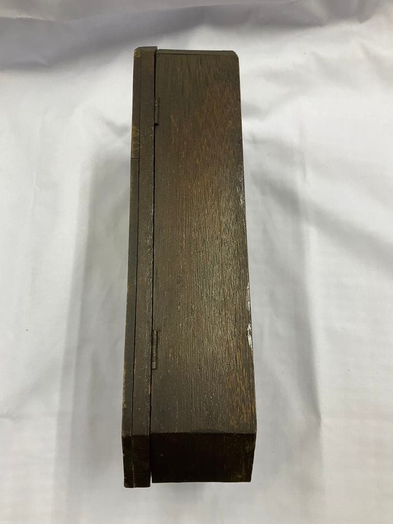 (18)アンティーク　振り子　ゼンマイ時計　稼動品