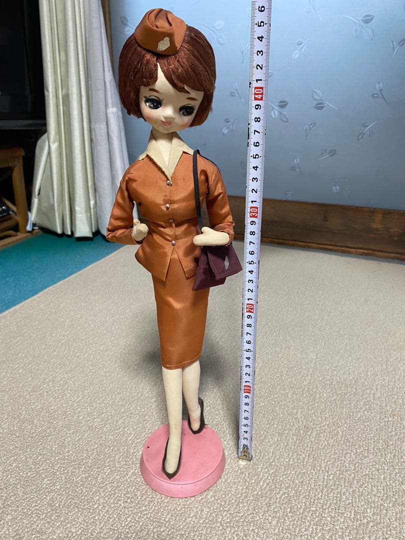 レア！スチュワーデス　昭和レトロ　フィギュア　キャビンアテンダント　客室乗務員