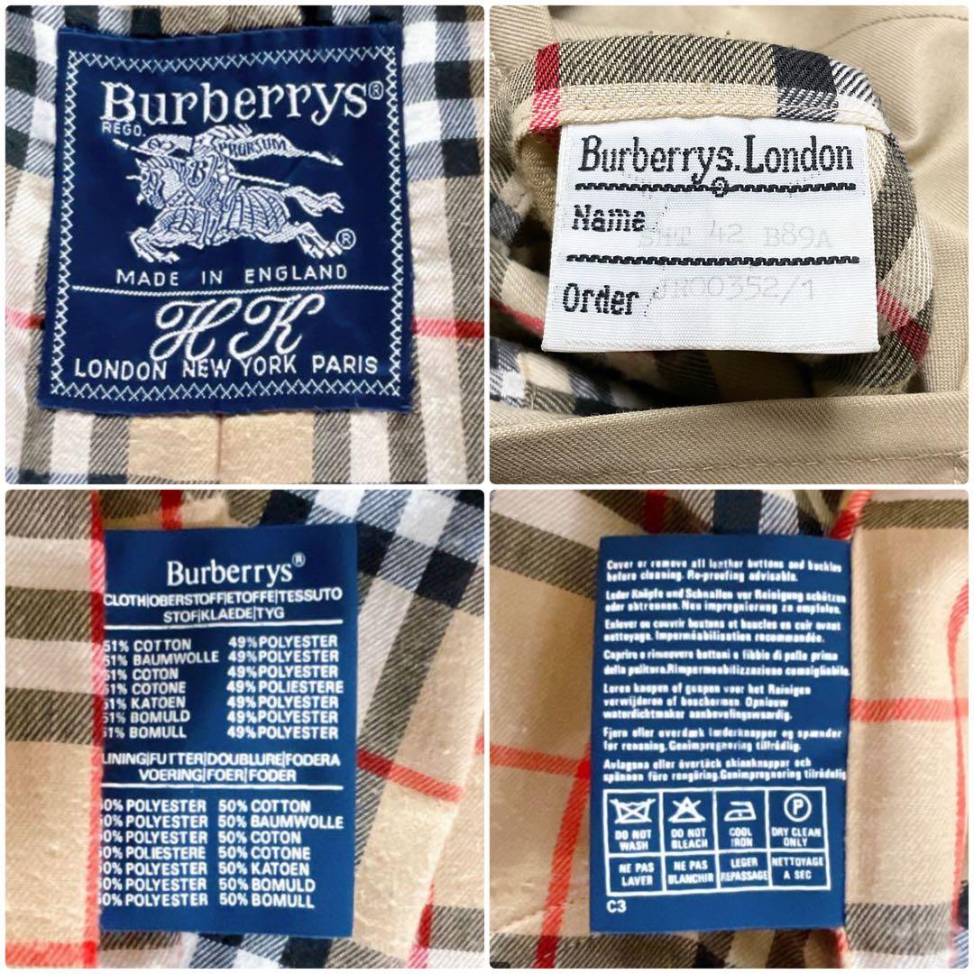 希少✨【バーバリーズ】ライナー付きロングトレンチコート ベージュ ノバチェック