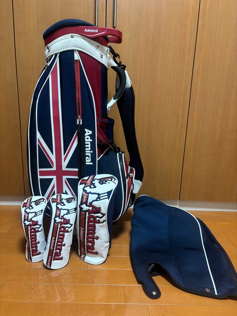 アドミラル　Admiral キャディバッグ ＆ヘッドカバー（ＤＲ.FW.UT）