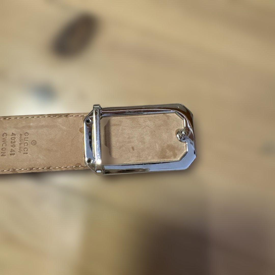 Gucci 赤 レザー ベルト