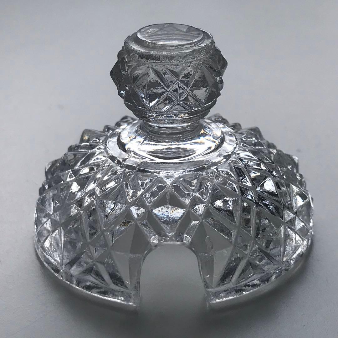 極稀少★美しいオールドサンルイSt.Louisクリスタルマスタード入れ100年前