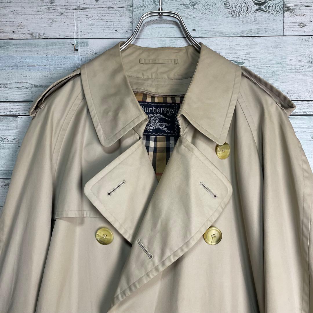 ☆特別価格☆バーバリーロンドン　トレンチコート　裏地ノバチェック総柄　Lサイズ