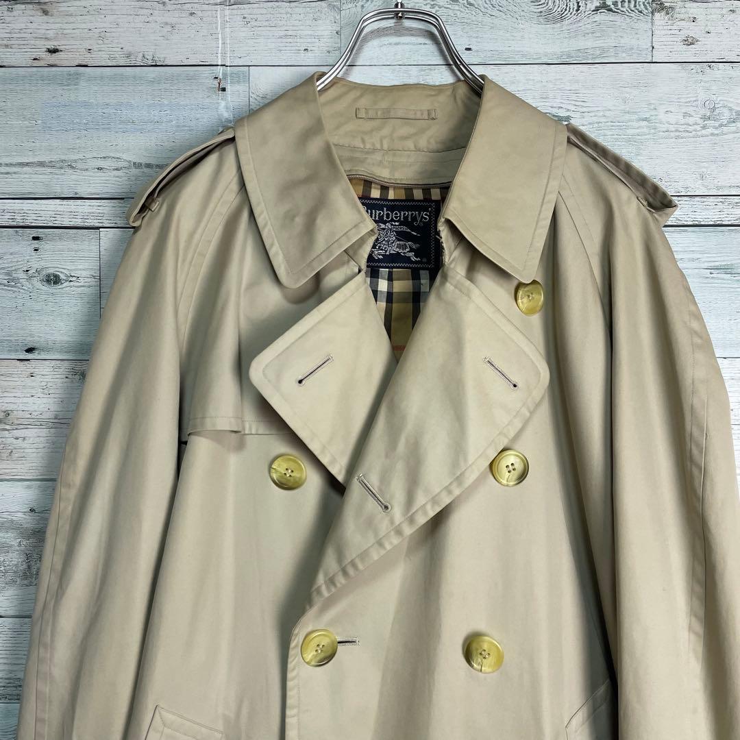 ☆特別価格☆バーバリーロンドン　トレンチコート　裏地ノバチェック総柄　Lサイズ