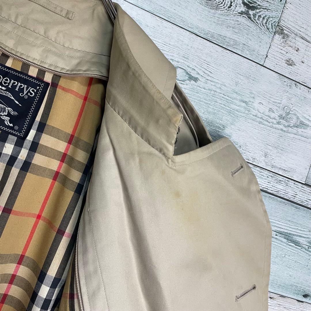 ☆特別価格☆バーバリーロンドン　トレンチコート　裏地ノバチェック総柄　Lサイズ
