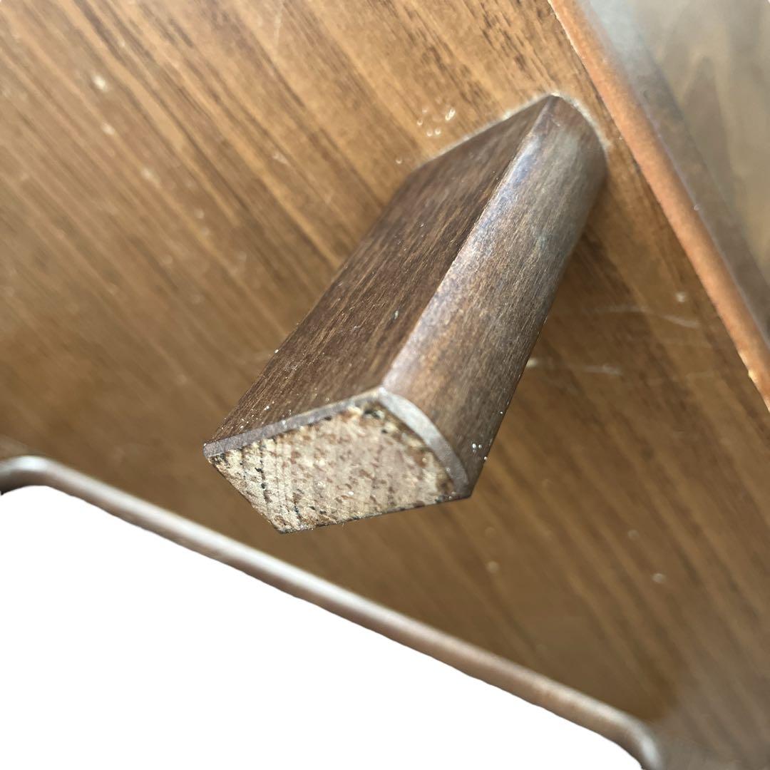 Karimoku カリモク 三角コーナータイプ 電話台 花台 収納棚 ビンテージ