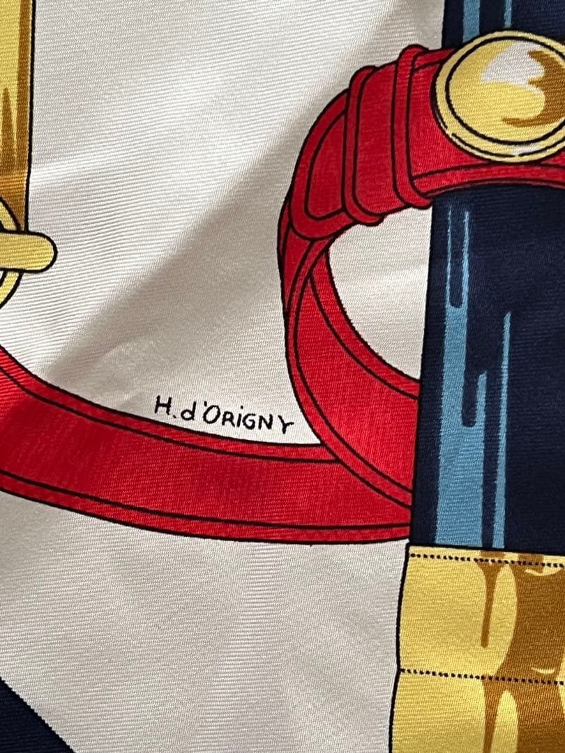 今日だけ最終値下げ　エルメス HERMES シルクスカーフ カレ90 黄金の拍車