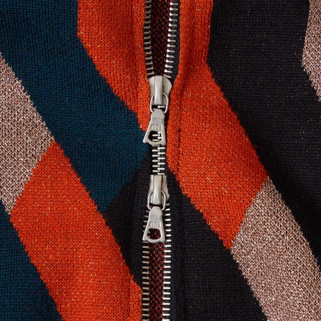 DRIES VAN NOTEN ジップアップ ニットカーディガン サイズM