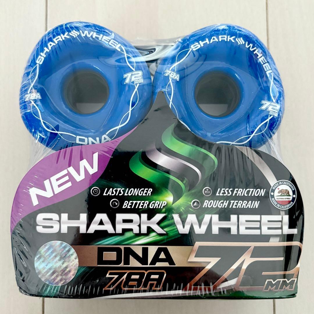 06☆新品 未開封☆ シャークウィール 72mm 78a ブルー