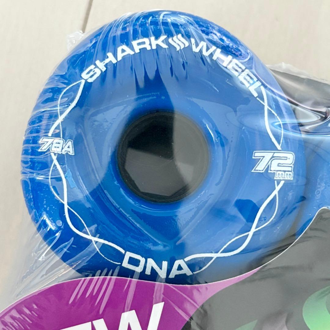 06☆新品 未開封☆ シャークウィール 72mm 78a ブルー