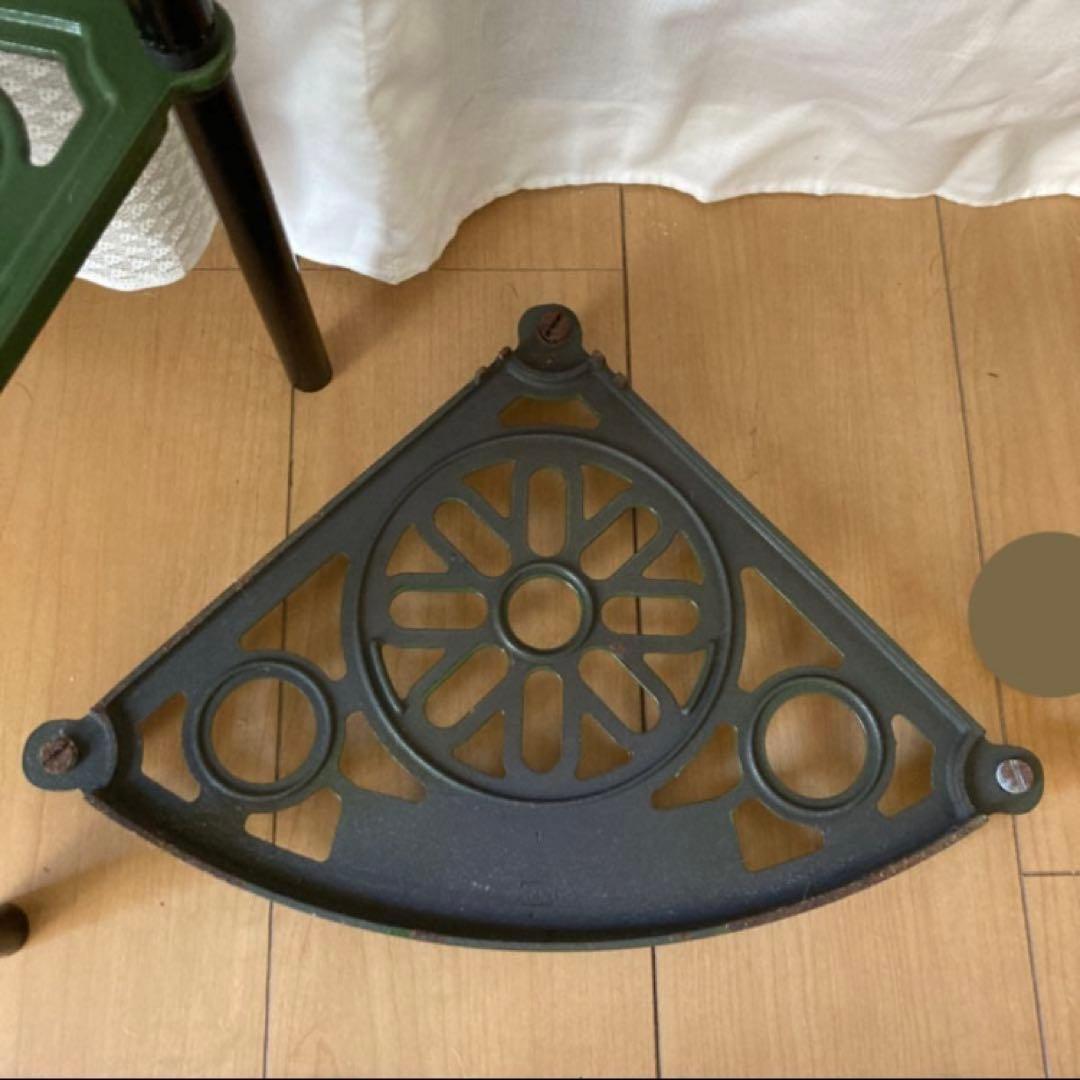 ルクルーゼ　ポットスタンド　モスグリーン5段（検索用：ストウブ）