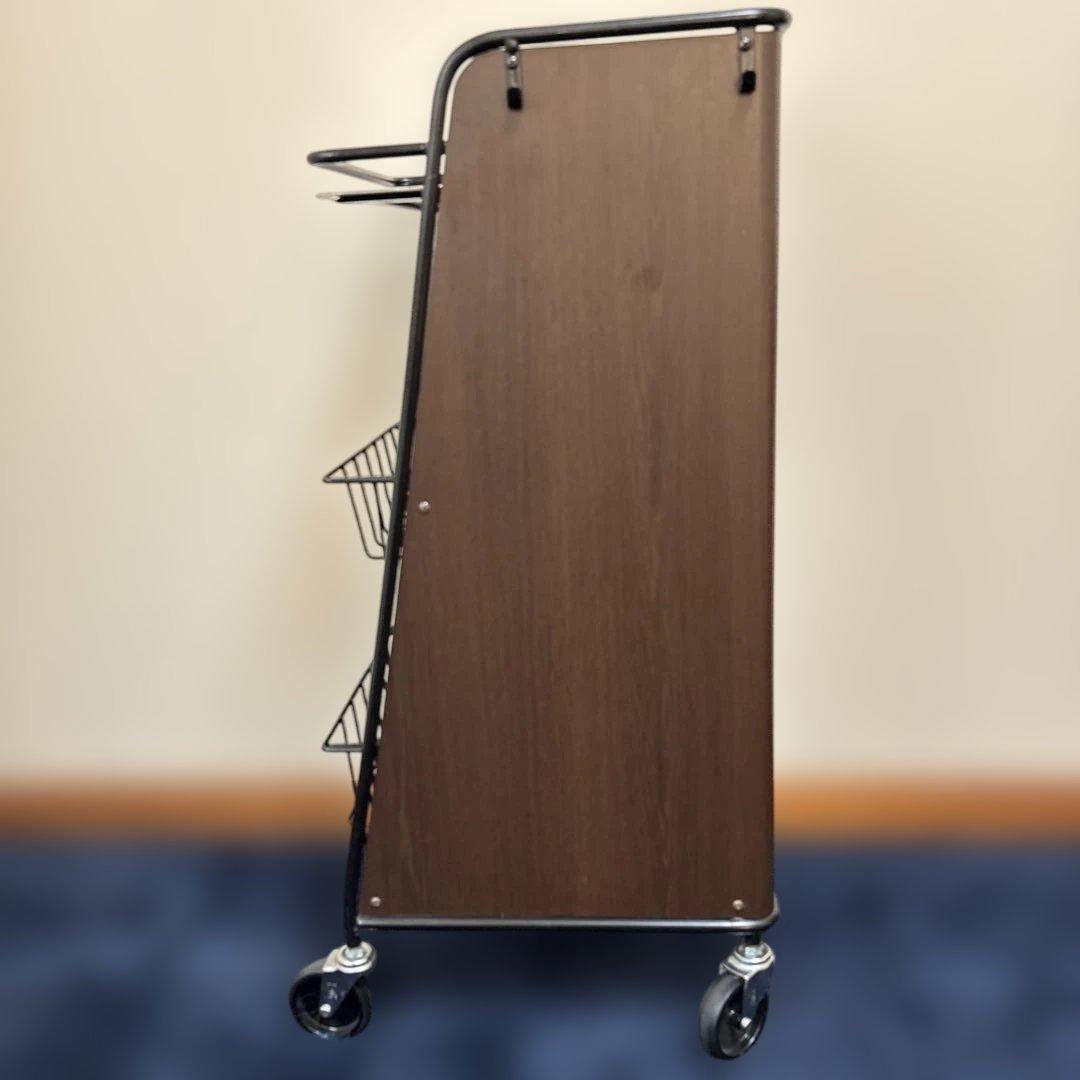 タカラベルモント　YUME ユメ　ワゴン　ラック　収納カート 2段 ブラック