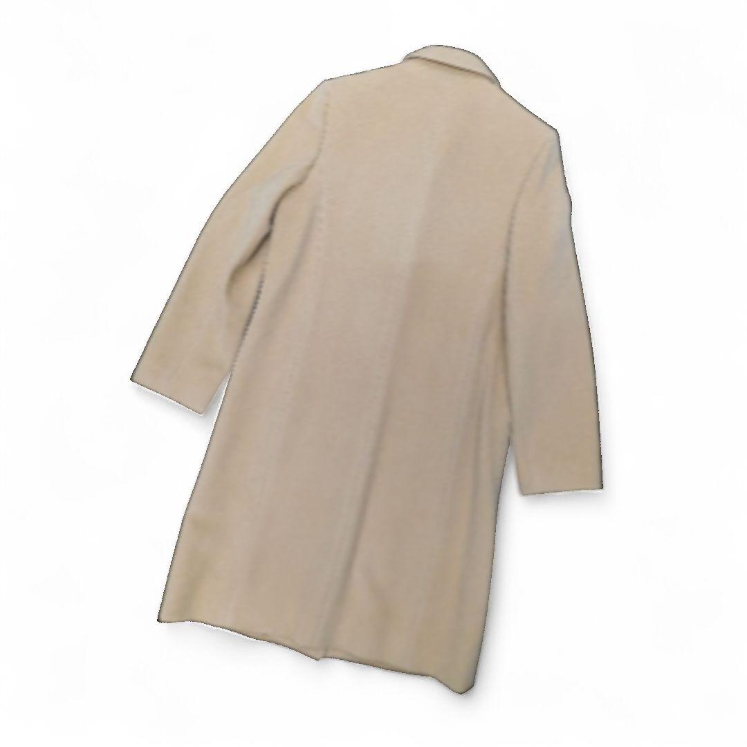 極美品 バーバリー チェスター ロングコート ウール キャメル ノバチェック