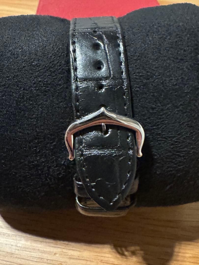 純正　ステンレスベルト付❗️タンク マスト ドゥ カルティエ ウォッチ　ブラック