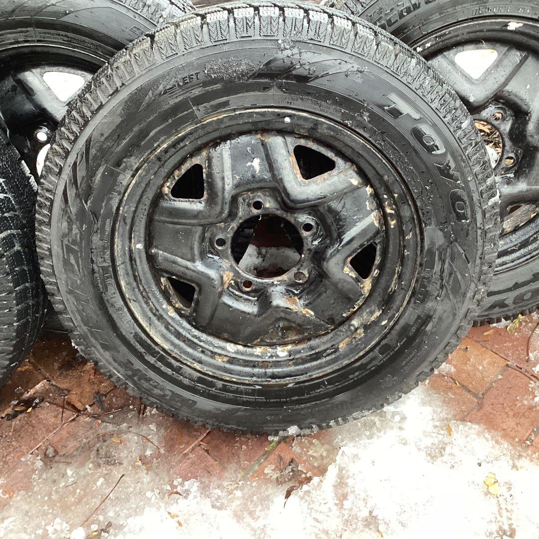 ジムニー用　純正ホイール付き4本セット❗️Haruuuです‼️4−1