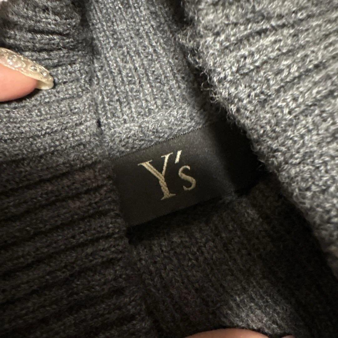 ★美品★ Y's ワイズ　ハイネックセーター　グレー　 フリーサイズ