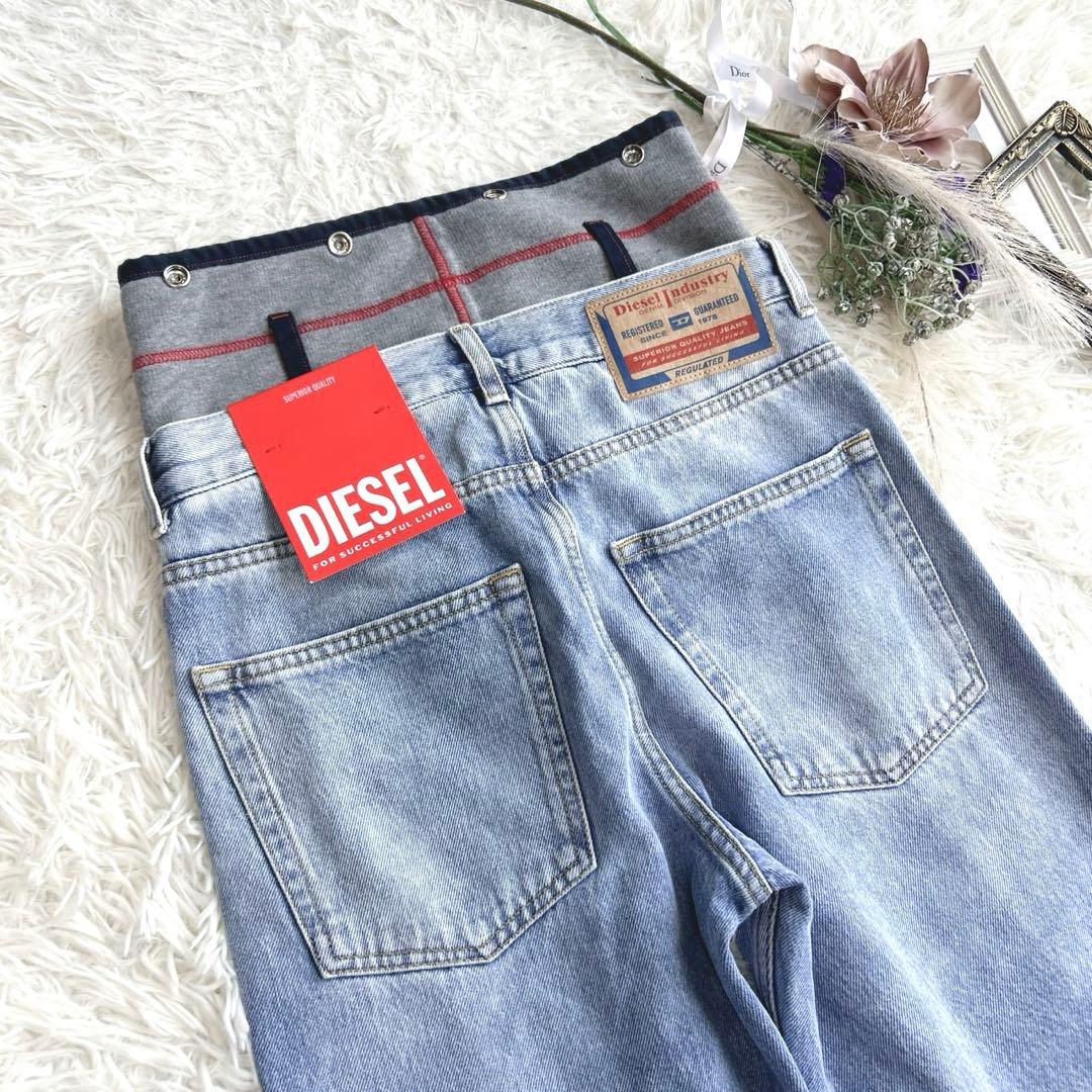 新品✨タグ付き❤️ディーゼル　近年モデル　QRタグ　ボタンフライ　Dロゴ