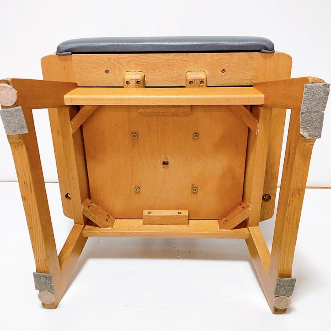 【良品】maruni 木製　ダイニングチェア　マルニ 回転チェア ロッキン　椅子