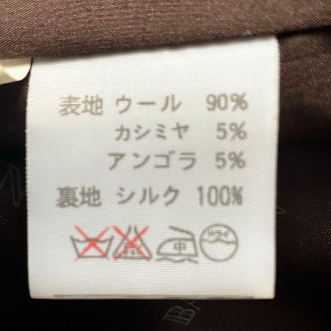 ✨極美品✨BALMAIN カシミヤ混×シルク チェスターコート ロング ブラウン