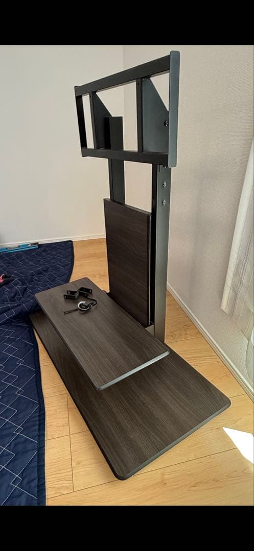 ハヤミ テレビ台 〜77V型対応　自立スタンド TIMEZ KF-970