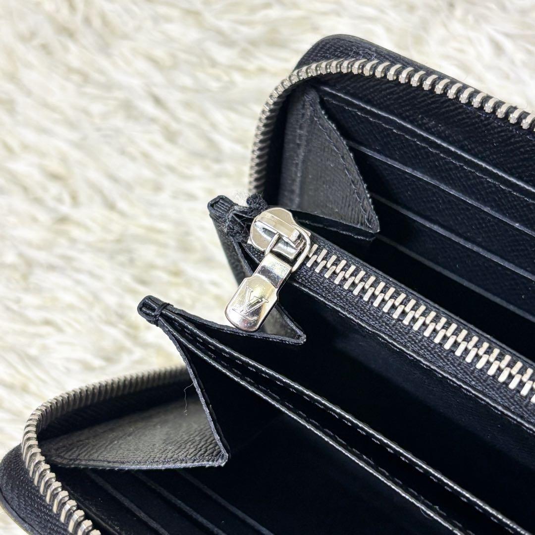 【美品】ルイヴィトン ジッピーウォレット エピ デニム M61862 長財布