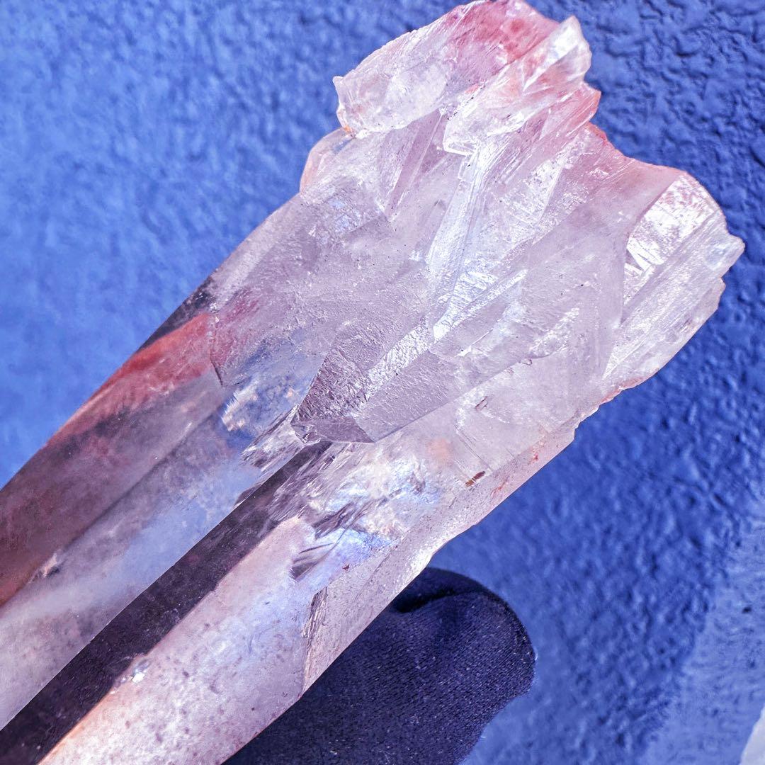 高透明度❗️超綺麗♡マニカラン産レインボー☆ピンクヒマラヤ水晶クラスターA1476